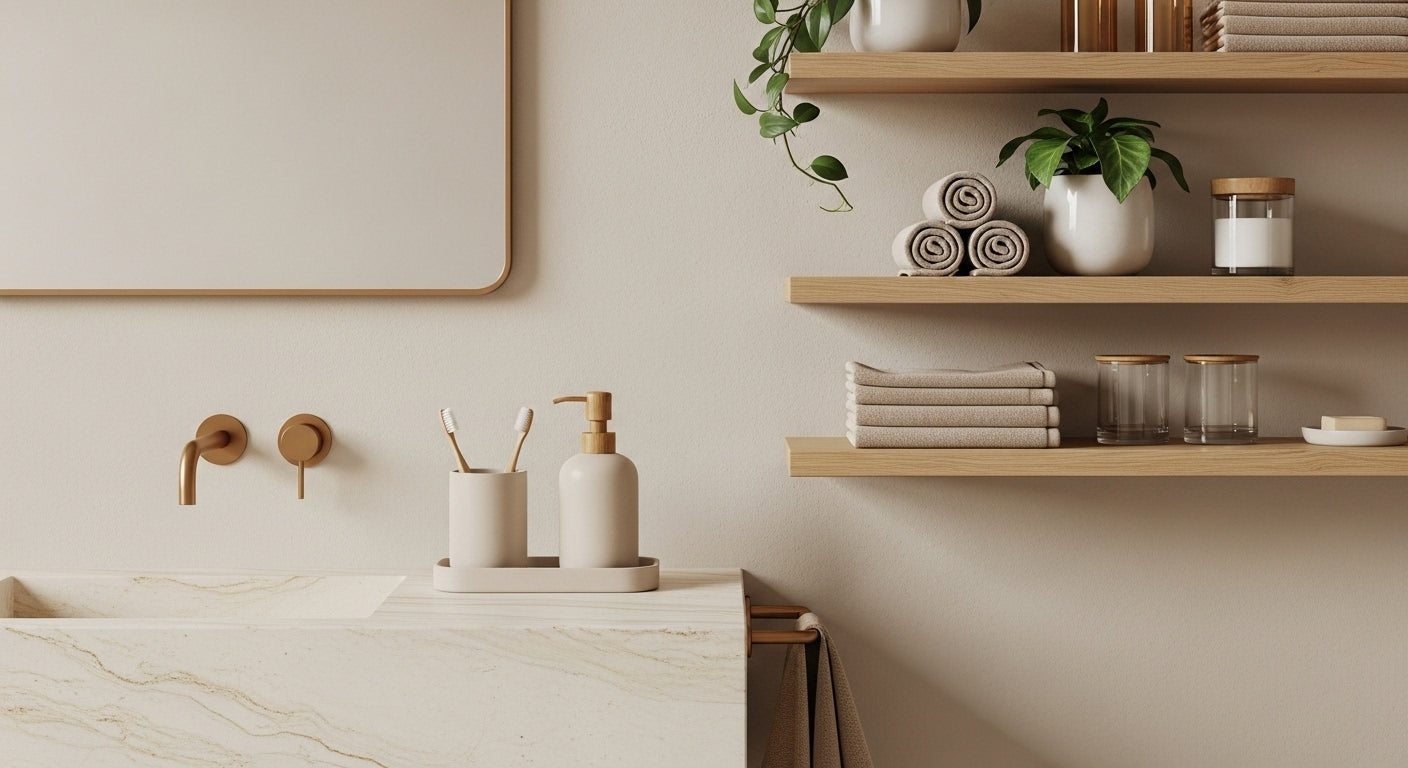 Eleganckie akcesoria łazienkowe