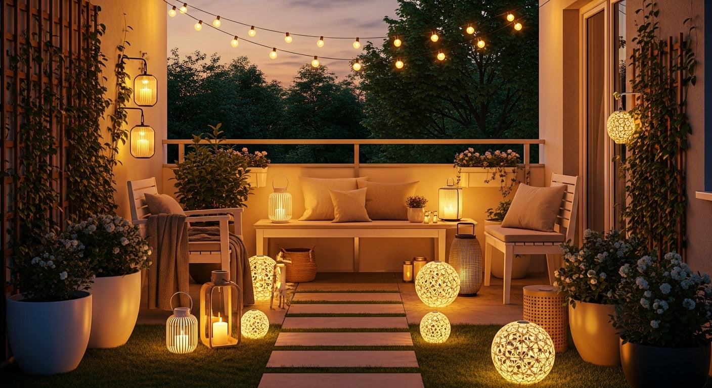 Lampki solarne & latarnie