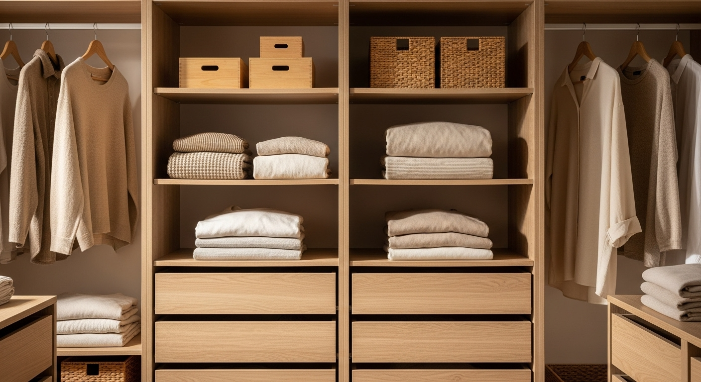 Organizery do garderoby i szafek