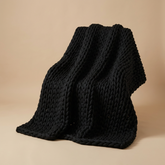 Koc Knuvor | Koc Obciążeniowy Dekoracyjny | Organiczna Bawełna Ręcznie Dziana