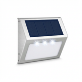 Lampa Ścienna Solarna Luma | Oświetlenie Ogrodowe LED | Stal Nierdzewna IP45