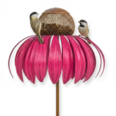 Karmnik GardenBloom | Dekoracyjny karmnik ogrodowy | Metalowa forma w kształcie kwiatu