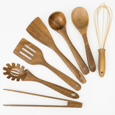 Terrachef | Zestaw Przyborów Kuchennych | Drewno Naturalne i Trzepaczka