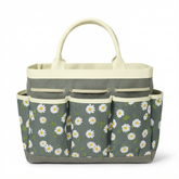 Torba Liora | Organizer Ogrodowy | Wodoodporny Oxford z Kwiatowym Wzorem