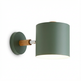 Sveno | Lampa Ścienna | Metal i Drewno