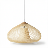 Lampa Wisząca Ayu | Rattanowa Lampa Sufitowa | Pleciona z Wikliny Wisterii