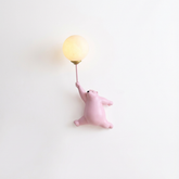 Miś z Balonem | Lampa Ścienna dla Dzieci | Figurka z Żywicy