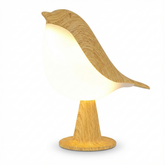 Birdy Glow | Lampka Nocna Dekoracyjna | Korpus Imitujący Drewno