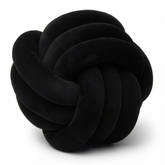 Poduszka Dekoracyjna Knot | Miękka Kula z Węzła | Welurowa Faktura