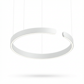 Lampa Wisząca Circa | Nowoczesna Lampa Sufitowa LED | Okrągła Forma z Metalu