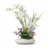 Kompozycja Kwiatowa Ikari | Dekoracja w Stylu Ikebana | Ceramiczna Baza Owalna