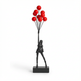 Balloon Dreams | Dekoracyjna figurka artystyczna | Rzeźba z żywicy z motywem balonów