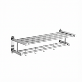 Półka Steelrack | Wieszak na Ręczniki | Stal Nierdzewna do Łazienki