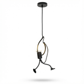 Lampa Postać Wisząca | Lampa Sufitowa Dekoracyjna | Metalowa Konstrukcja