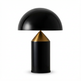 Lampa stołowa Noma | Oświetlenie geometryczne | Metal malowany na wysoki połysk