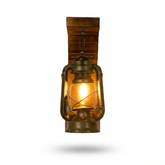 Lampa Ścienna Runo | Rustykalne Oświetlenie Ścienne | Stylizowana Lampa w Formie Latarni