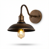 Kinkiet ogrodowy Runo | Lampa ścienna z metalu | Styl vintage IP44
