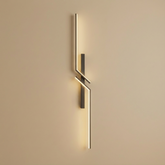 LAMPA ŚCIENNA LINORA LED | Minimalistyczne Oświetlenie Japandi | Aluminiowa Lampa Pionowa