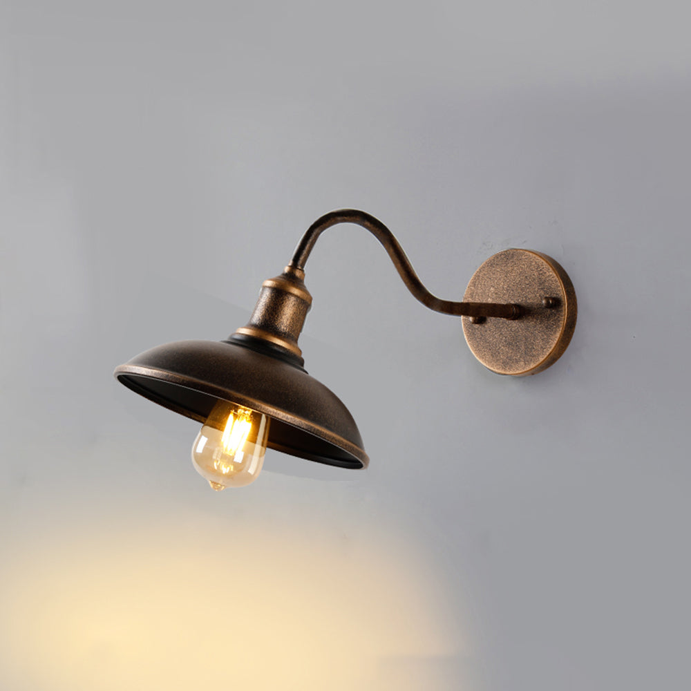 Kinkiet ogrodowy Runo | Lampa ścienna z metalu | Styl vintage IP44