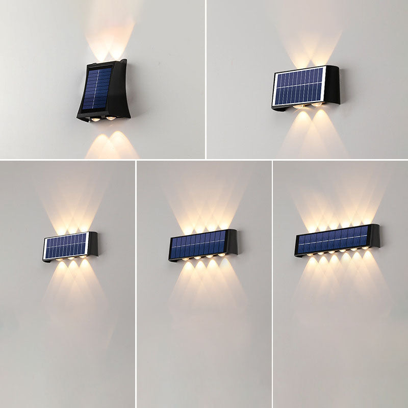Lampa Solarna ArcLine | Zewnętrzne Oświetlenie Ścienne | Wodoodporna IP56 & Minimalistyczna