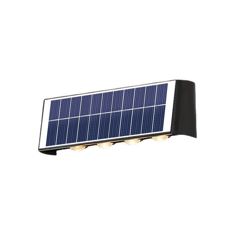 Lampa Solarna ArcLine | Zewnętrzne Oświetlenie Ścienne | Wodoodporna IP56 & Minimalistyczna