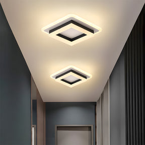 Plafon Quadro | Lampa LED Sufitowa | Geometryczna Forma Kwadratowa