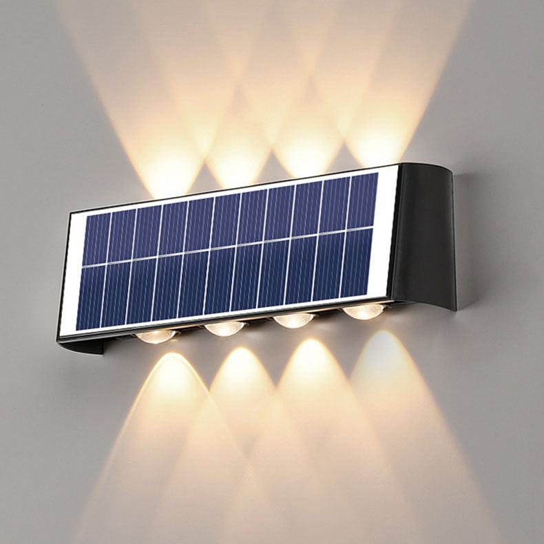 Lampa Solarna ArcLine | Zewnętrzne Oświetlenie Ścienne | Wodoodporna IP56 & Minimalistyczna