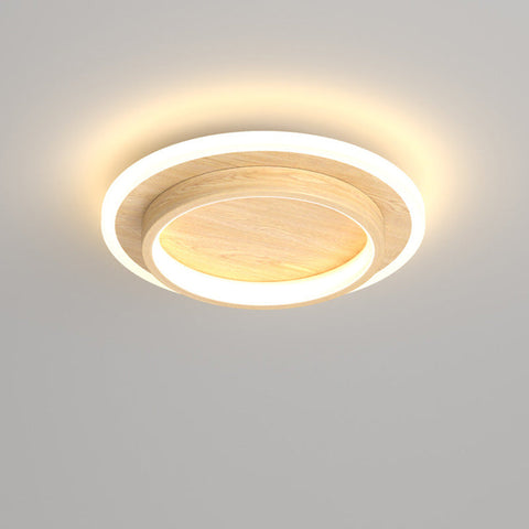 Plafon Doppio | Nowoczesna Lampa LED Sufitowa | Podwójny Pierścień Świetlny