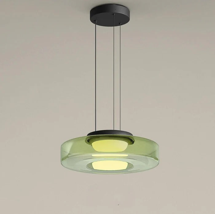 Lampa Circo | Lampa wisząca LED | Szklany klosz o geometrycznej formie