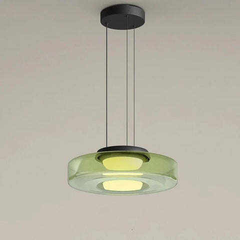 Lampa Circo | Lampa wisząca LED | Szklany klosz o geometrycznej formie