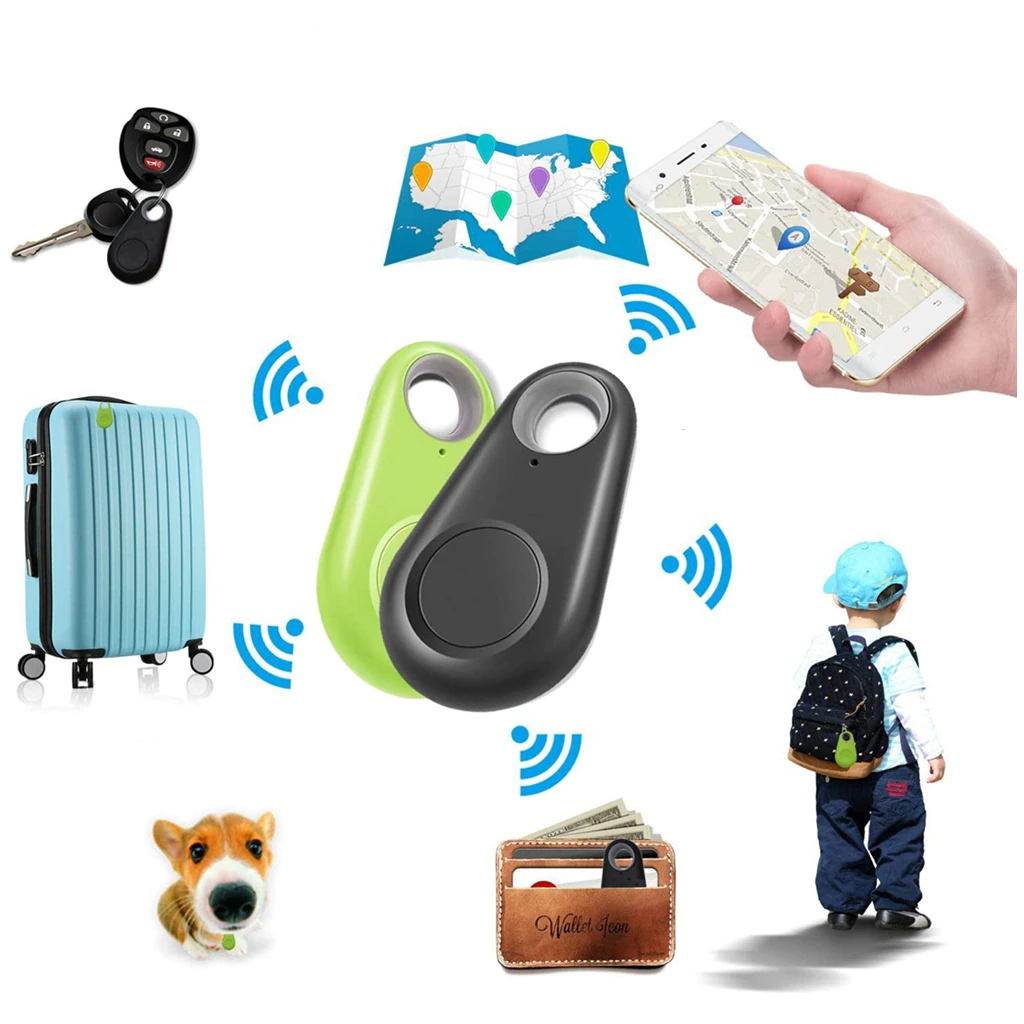 Mini Lokalizator GPS | Nadajnik do Kluczy, Zwierząt i Dzieci | Z Funkcją Geofencingu