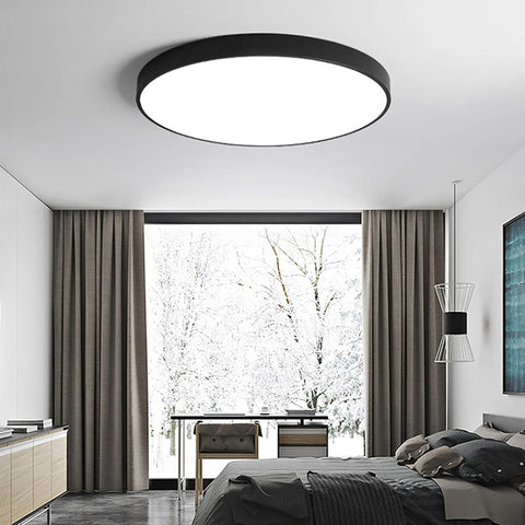 Plafon Nuvio | Lampa LED Sufitowa | Prosty Minimalizm