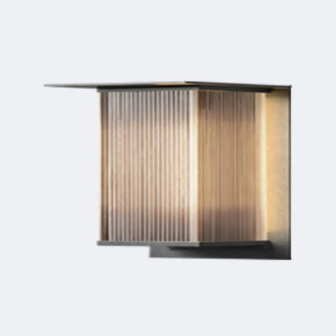Lampa elewacyjna Arin | Nowoczesne oświetlenie zewnętrzne | Metal i akryl
