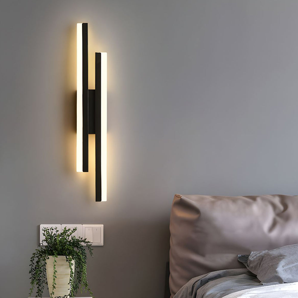 Kinkiet Lineare | Dekoracyjna Lampa Ścienna | Geometryczna Forma Metalowa