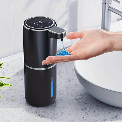 TouchFree Dozownik Mydła | Automatyczny Dozownik z Czujnikiem | Ładowanie USB + Montaż Ścienny
