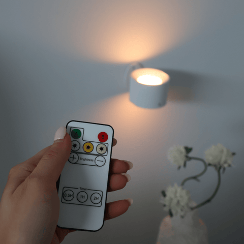 Lampa bezprzewodowa Glow | Oświetlenie LED do montażu ściennego | Magnetyczne i ładowalne