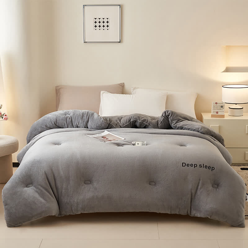 Puszysty koc z mikrofibry „Deep Sleep” | Antystatyczny | Super miękki