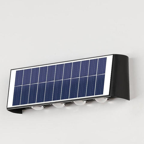 Lampa Solarna ArcLine | Zewnętrzne Oświetlenie Ścienne | Wodoodporna IP56 & Minimalistyczna