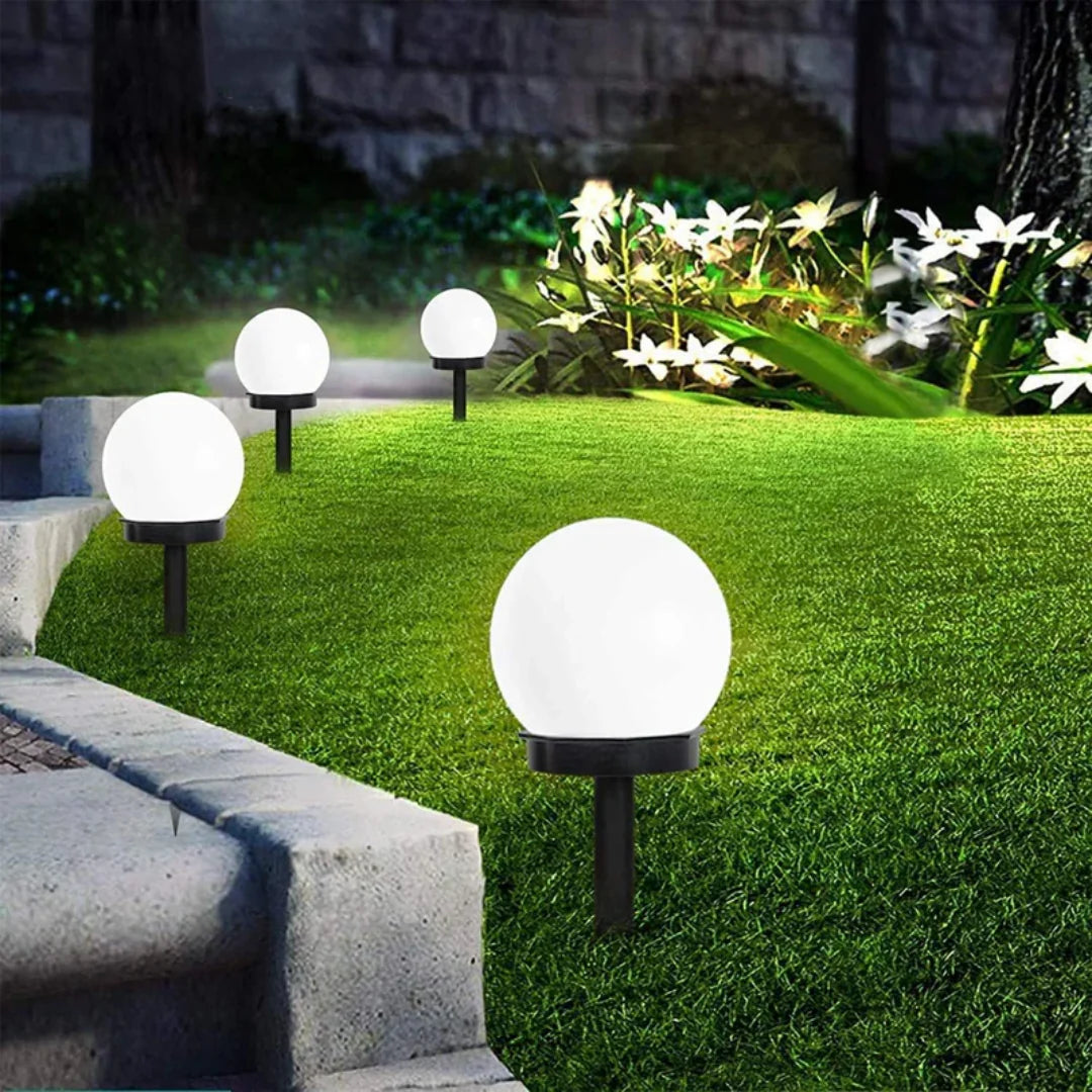 Lampa SolarGlow 3x | Oświetlenie Ogrodowe LED | Wodoodporne Kule Solarne