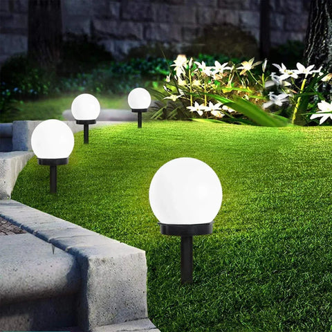 Lampa SolarGlow 3x | Oświetlenie Ogrodowe LED | Wodoodporne Kule Solarne