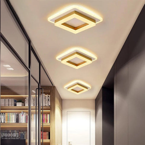 Plafon Quadro | Lampa LED Sufitowa | Geometryczna Forma Kwadratowa