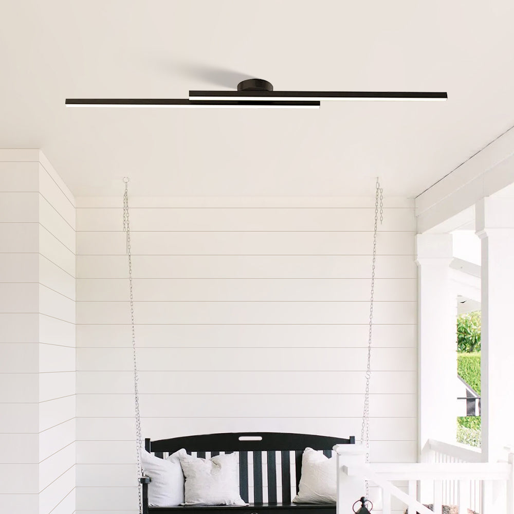 Lampa Sufitowa Linearis | Nowoczesne Oświetlenie LED | Złote Wykończenie