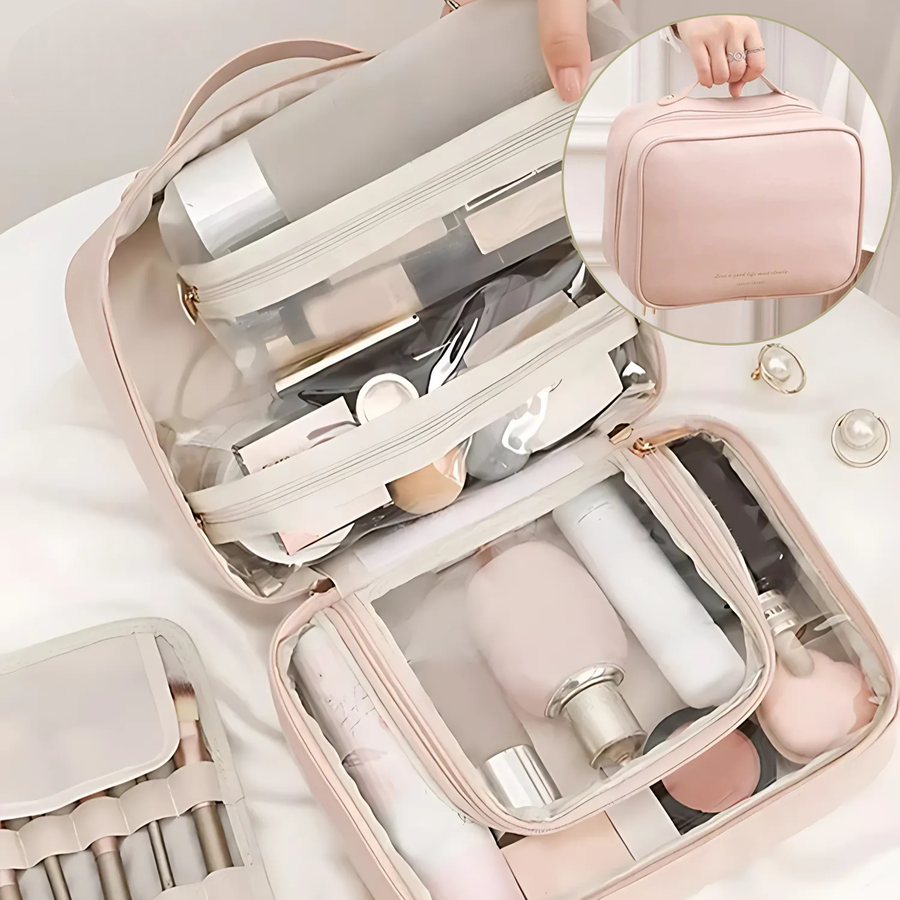 Etui GlamiZen | Organizer Podróżny | Minimalistyczna Kosmetyczka EVA