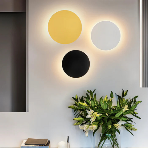 Lampa Ścienna Eclipse | Oświetlenie Dekoracyjne LED | Aluminiowy Minimalizm