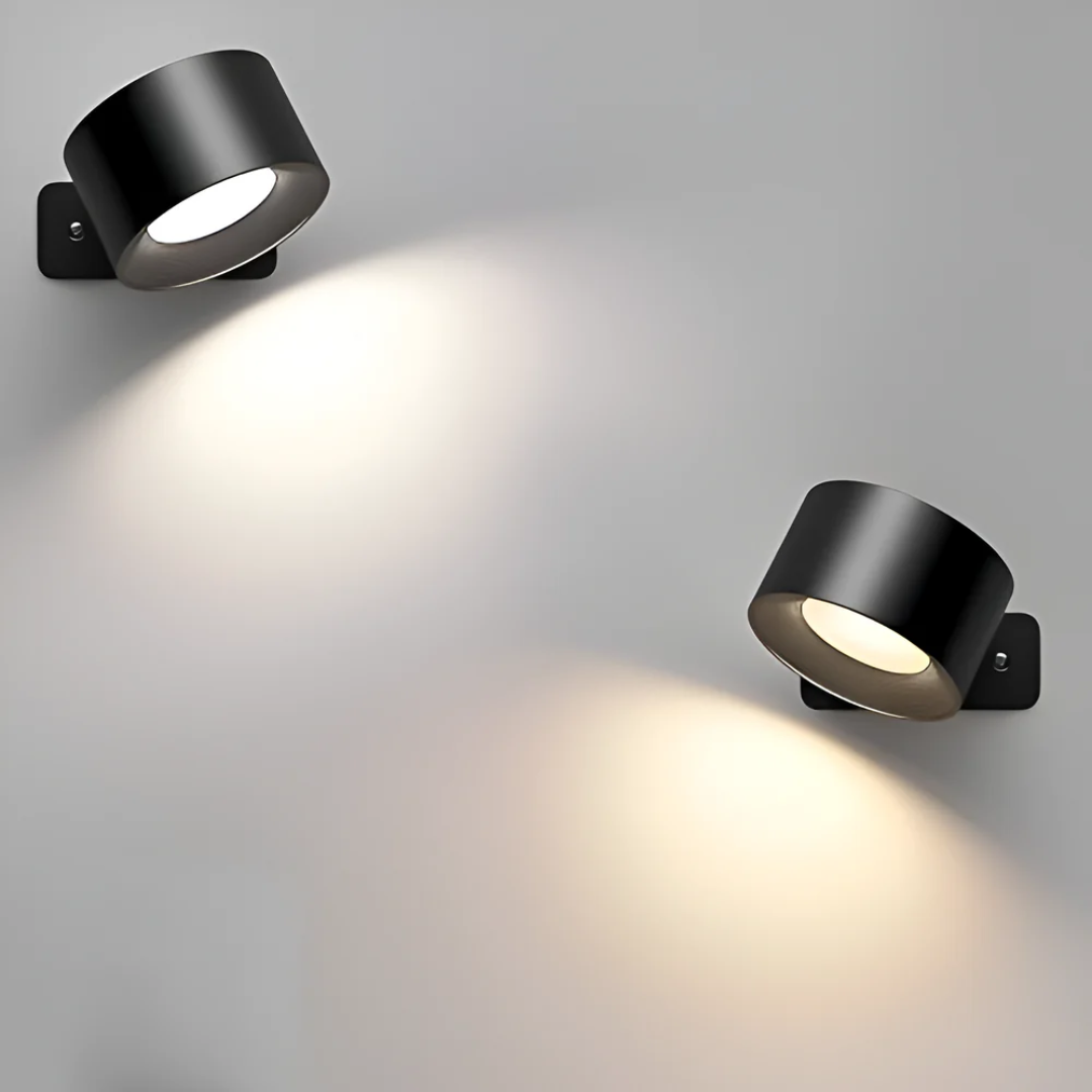 Nivro | Lampa Ścienna LED USB | Bezprzewodowe Oświetlenie Wewnętrzne