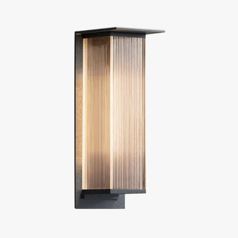 Lampa elewacyjna Arin | Nowoczesne oświetlenie zewnętrzne | Metal i akryl