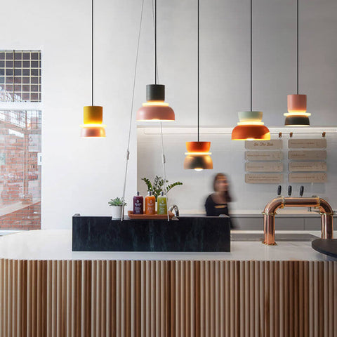 Lampa Wisząca Macaron | Skandynawski Styl | Kolorowy Metal