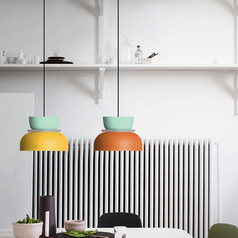 Lampa Wisząca Macaron | Skandynawski Styl | Kolorowy Metal