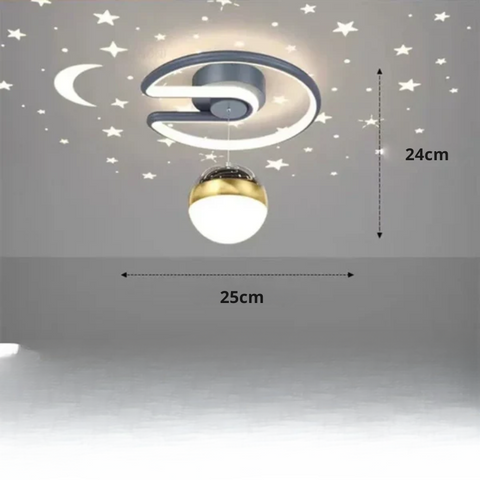 Plafon StellaGlow | Lampa sufitowa LED z projekcją | Gwiezdny efekt