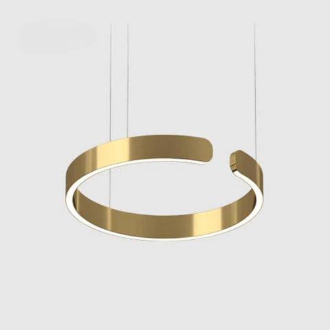 Lampa Wisząca Circa | Nowoczesna Lampa Sufitowa LED | Okrągła Forma z Metalu